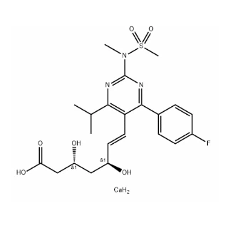 Rosuvastatin kalsiumhemmere regulerer lipider med høy ester